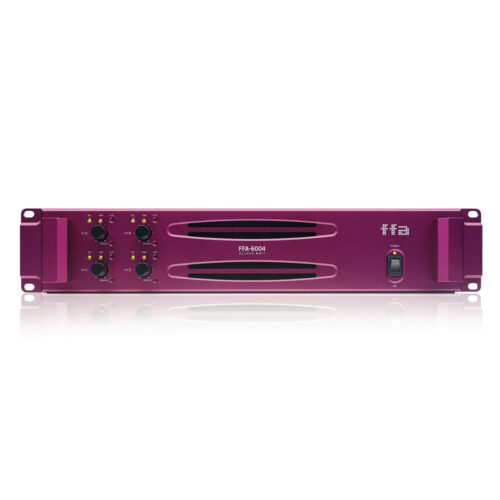 Full Fat Audio FFA 6004 Power Amplifier G2 DSP Front View