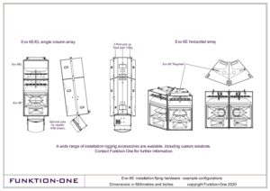 Funktion-One Evo 6E Rigging Examples