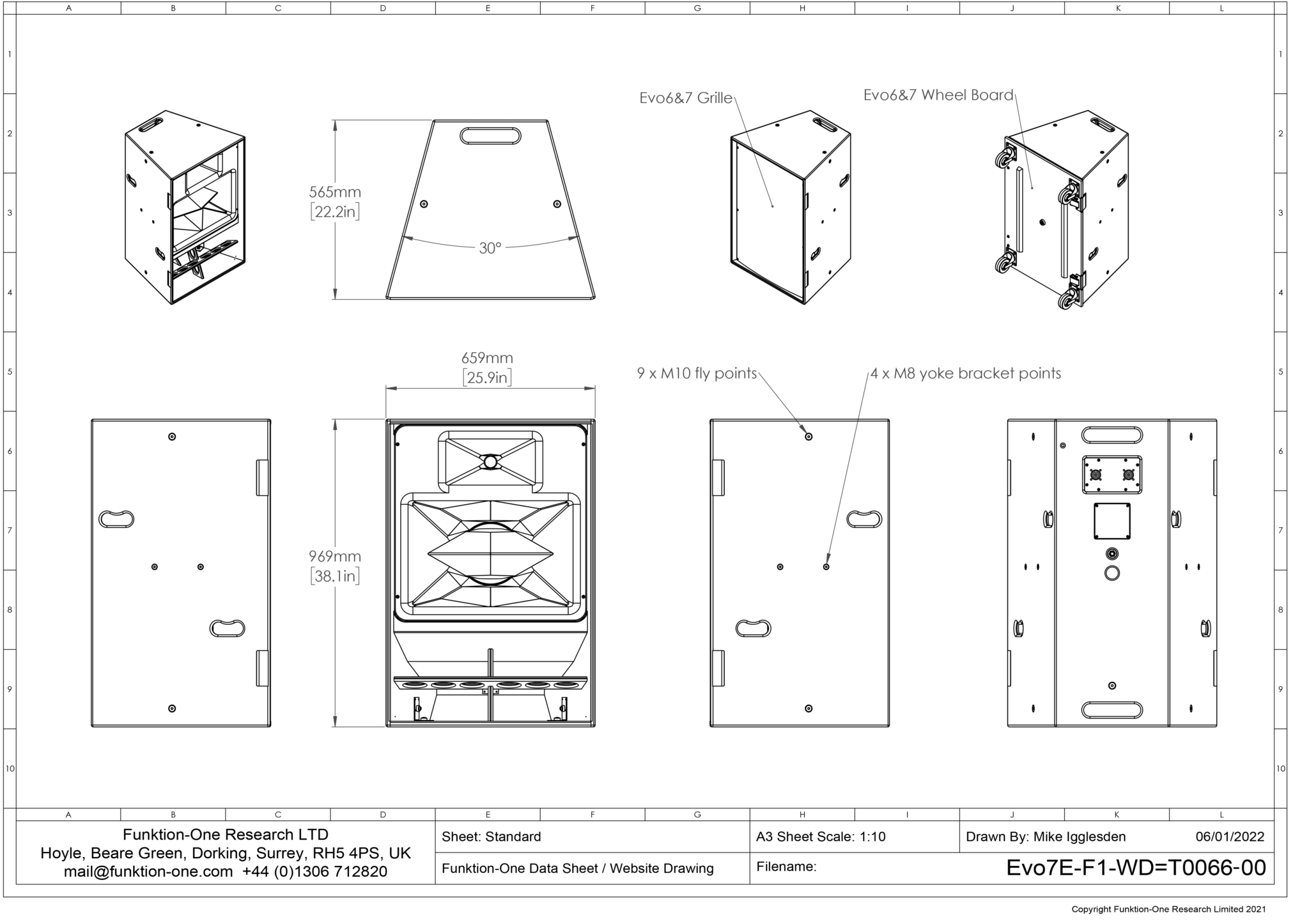 Funktion-One Evo 7E Loudspeaker - Coherent Distribution