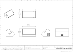 Funktion-One PSM18 Technical Drawing